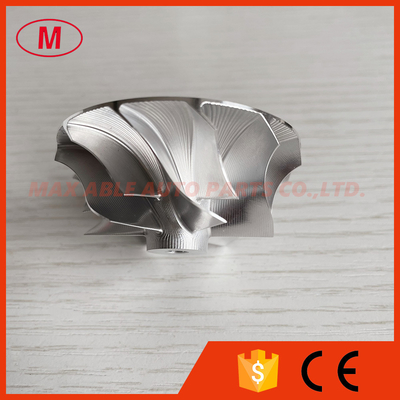 TD04 6+6 blades 43.35/56.00mm 49189-49000 point milling milling/aluminum 2618/billet compressor wheel for 49389-02211