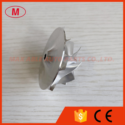 GT15-25 282334, 170324 37.17/52.00mm 8+0 blades high performance turbo milling/aluminum 2618/billet compressor wheel