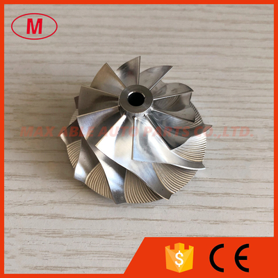 RHV4 Forward 38.21/52.46mm 10+0 blades high performance turbo milling/aluminum 2618/billet compressor wheel