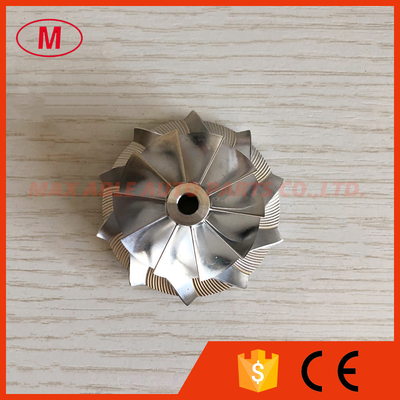 RHV4 Forward 38.21/52.46mm 10+0 blades high performance turbo milling/aluminum 2618/billet compressor wheel