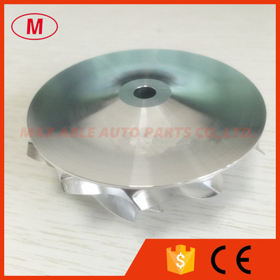 GT28 49.62/61.98mm 6+6 blades racing turbocharger billet/milling compressor wheel