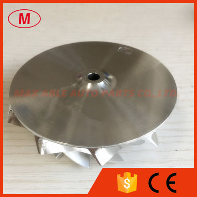 RHF5 52.56/68.00mm 11+0 blades turbo  aluminum 2618/milling/billet compressor wheel