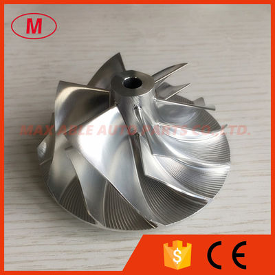 GTX3576 434292-0007/9 56.84/76.20mm 6+6 blades Turbo aluminum 2618/billet compressor wheel