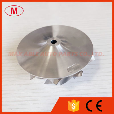 GT15-25 reverse 51.50/66.00mm 11+0 blades high performance turbo milling/aluminum 2618/billet compressor wheel