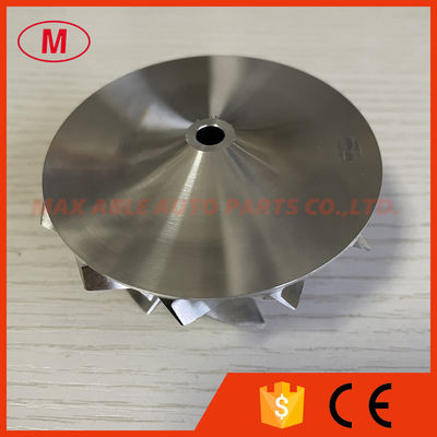 RHF55 57.00/73.04mm 6+6 blades high performance turbo aluminum 2618/milling/billet compressor wheel