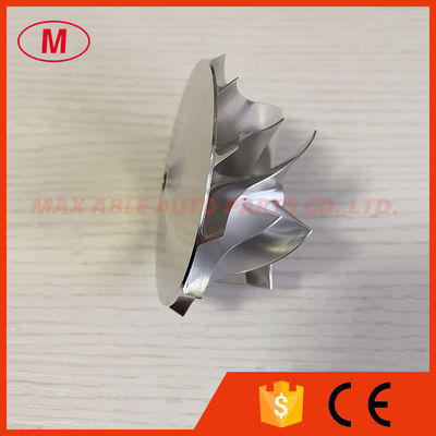 RHF55 57.00/73.04mm 6+6 blades high performance turbo aluminum 2618/milling/billet compressor wheel