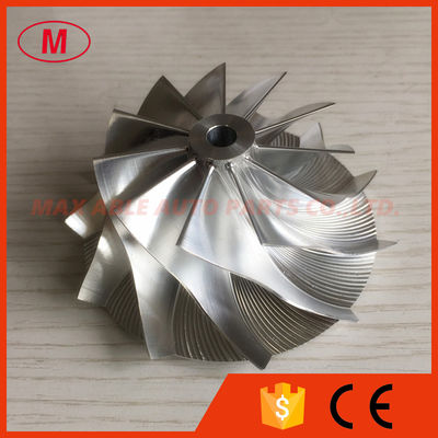 TD05H 49179-02712 56.24/75.00mm 11+0 blades high performance Lower blade turbo aluminum 2618/billet compressor wheel