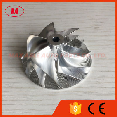 TD04H 15G 49189-40300 43.38/55.69mm 6+6 blades Turbo aluminun 2618/milling/billet compressor wheel for 49189-00501