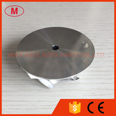 TD04H 15G 49189-40300 43.38/55.69mm 6+6 blades Turbo aluminun 2618/milling/billet compressor wheel for 49189-00501