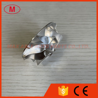 GT12 42.00/50.96mm 6+6 blades high performance Turbo milling/aluminum 2618/billet compressor wheel
