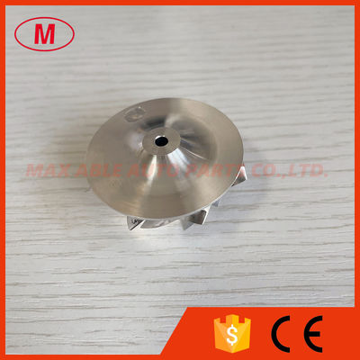 GT12 reverse 33.40/44.01mm 8+0 Blades high performance milling/aluminum 2618/billet compressor wheel