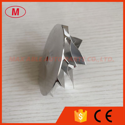 TD04H reverse 53.30/68.00mm 6+6 blades Turbo milling/aluminum 2618/billet compressor wheel