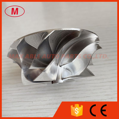 TD04H reverse 53.30/68.00mm 6+6 blades Turbo milling/aluminum 2618/billet compressor wheel