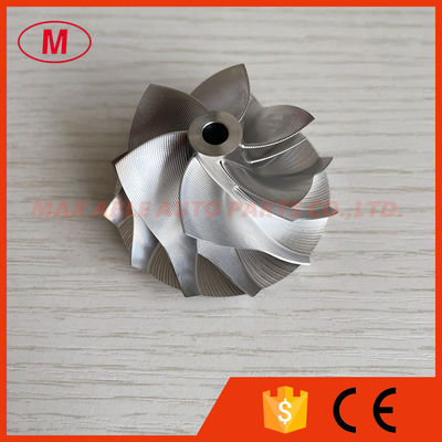 RHF4H 41.00/52.00mm 6+6blades Point Milling Air Curve Performance turbo milling/aluminum 2618/billet compressor wheel