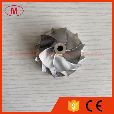 RHF4H 41.00/52.00mm 6+6blades Point Milling Air Curve Performance turbo milling/aluminum 2618/billet compressor wheel