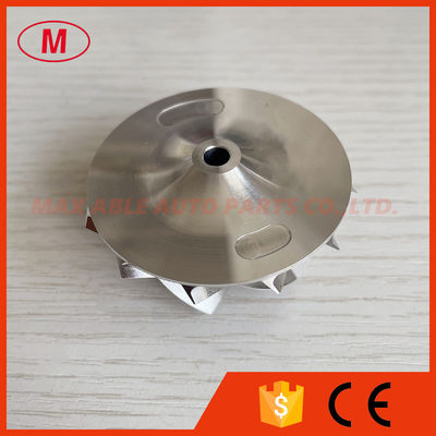 RHF4H 41.00/52.00mm 6+6blades Point Milling Air Curve Performance turbo milling/aluminum 2618/billet compressor wheel