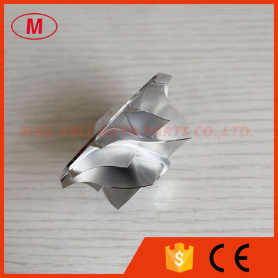 RHF4H 41.00/52.00mm 6+6blades Point Milling Air Curve Performance turbo milling/aluminum 2618/billet compressor wheel