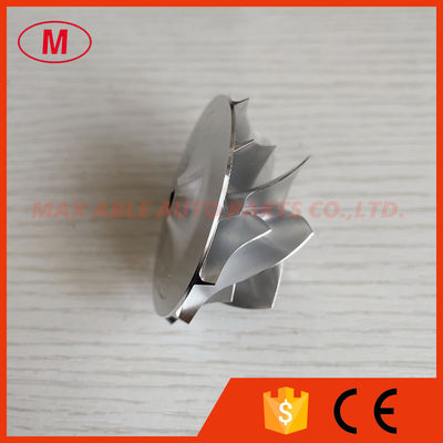 RHF4H 41.00/52.00mm 6+6blades Point Milling Air Curve Performance turbo milling/aluminum 2618/billet compressor wheel
