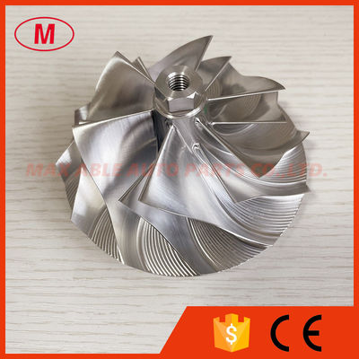 PTE4202R 6+6blades 76.85/102.75mm turbo/milling/aluminum 2618/billet compressor wheel