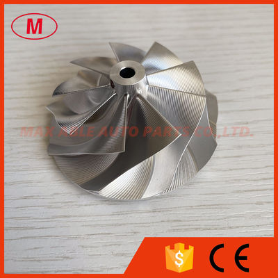K04 reverse 48.35/60.00mm 9+0 Blades Point milling turbo aluminum 2618/Milling/billet compressor wheel