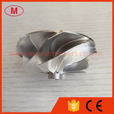 K04 reverse 48.35/60.00mm 9+0 Blades Point milling turbo aluminum 2618/Milling/billet compressor wheel