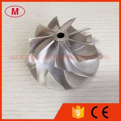 TD05H 58.00/76.13mm 9+0 blades turbo Milling/aluminum 2618/billet compressor wheel 