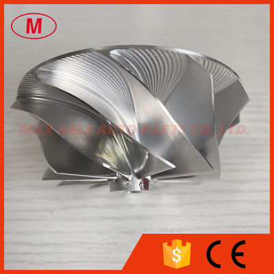 GTX3582 forward 9833-2 62.45/82.36mm 11+0 blades turbocharger milling/aluminum 2618/billet compressor wheel