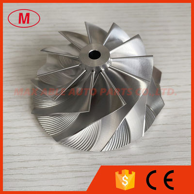 GTX3582 reverse 9833-2 62.45/82.36mm 11+0 blades turbocharger milling/aluminum 2618/billet compressor wheel