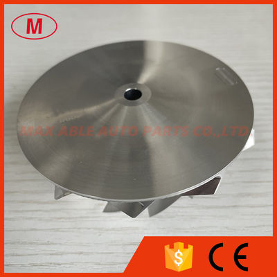 GTX3582 reverse 9833-2 62.45/82.36mm 11+0 blades turbocharger milling/aluminum 2618/billet compressor wheel