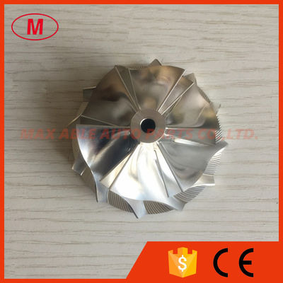 TD04HL 20T upgrade 50.00/61.01mm 6+6 blades Turbocharger milling/aluminum 2618/billet compressor wheel