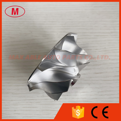 T04B 58.40/69.96mm 11+0 blades High performance turbo aluminum 2618/milling/billet compressor wheel for racing