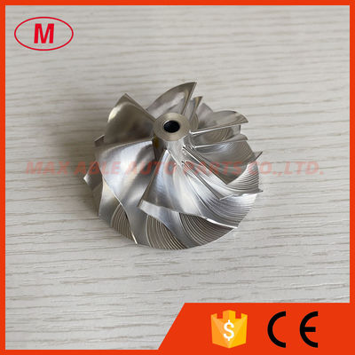 K04 46.38/56.10mm 6+6 blades aluminum 2618/milling/billet compressor wheel