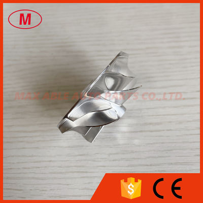 K04 46.38/56.10mm 6+6 blades aluminum 2618/milling/billet compressor wheel