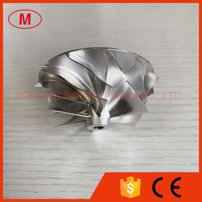 K04 46.38/56.10mm 6+6 blades aluminum 2618/milling/billet compressor wheel