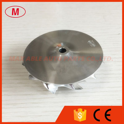 RHF5 43.40/56.00mm 6+6 blades High performance turbo milling/aluminum 2618/billet compressor wheel for VF46/VF44/VF45