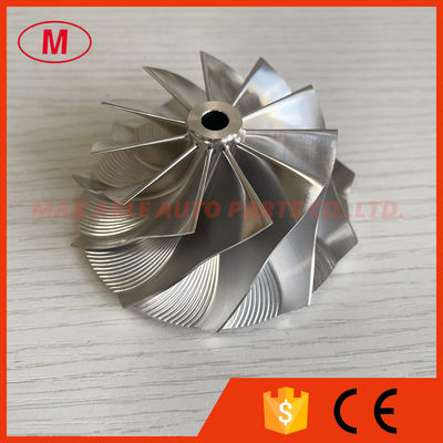 GTX3576 reverse 58.00/76.13mm 11+0 blades high performance turbo Milling/aluminum 2618/billet compressor wheel