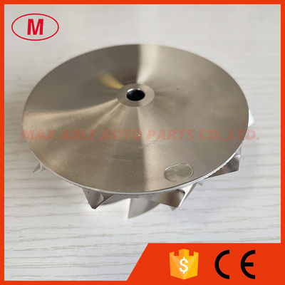 GTX3576 reverse 58.00/76.13mm 11+0 blades high performance turbo Milling/aluminum 2618/billet compressor wheel