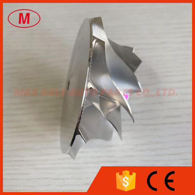 GTX3576 reverse 58.00/76.13mm 11+0 blades high performance turbo Milling/aluminum 2618/billet compressor wheel