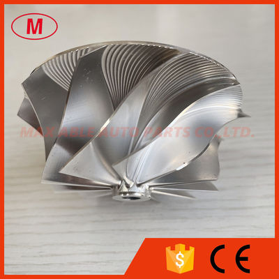 GTX3576 reverse 58.00/76.13mm 11+0 blades high performance turbo Milling/aluminum 2618/billet compressor wheel