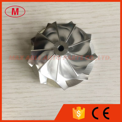 K04 9+0 blades 49.62/61.98mm high performance turbo milling/aluminum 2618/billet compressor wheel