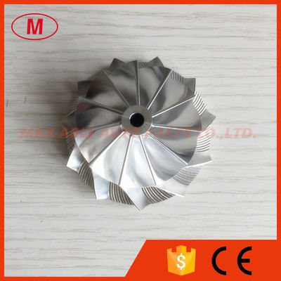 K04 43.03/56.08mm 5306-123-2007 11+0 blades performance milling/billet compressor wheel for 5304-970-0054/0035/0043/0045