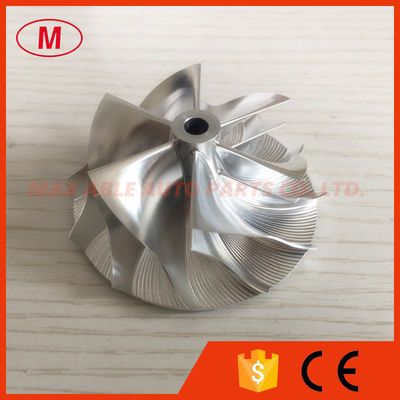 TD04HL 20T 49189-X 47.04/58.00mm 6+6 blades high performance turbo milling/aluminum 2618/billet compressor wheel