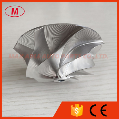 GT15-25 reverse 54.00/71.00mm 8+0 blades Point Milling Inverse Curve high performance turbo billet compressor wheel