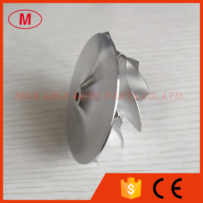 GT15-25 reverse 54.00/71.00mm 8+0 blades Point Milling Inverse Curve high performance turbo billet compressor wheel