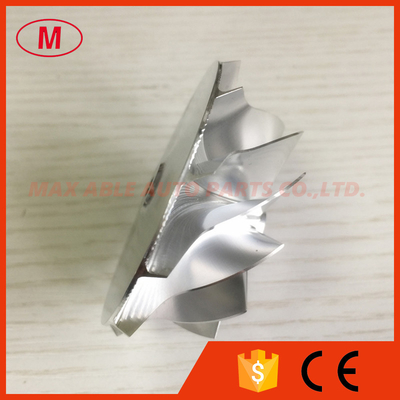 K04 50.39/60.00mm 11+0 blades turbo aluminum 2618/milling/billet compressor wheel