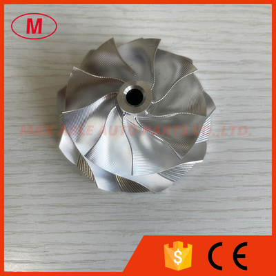 G30-770 57.52/71.40mm 9+0 blades point milling snake curve billet compressor wheel for 880693-5002S/880697-5008S/5009S
