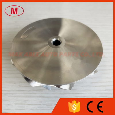 G30-770 57.52/71.40mm 9+0 blades point milling snake curve billet compressor wheel for 880693-5002S/880697-5008S/5009S
