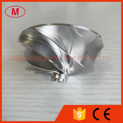 G30-770 57.52/71.40mm 9+0 blades point milling snake curve billet compressor wheel for 880693-5002S/880697-5008S/5009S