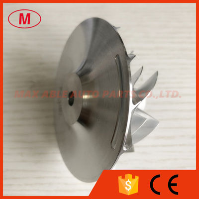 K27 5070-123-2022 54.50/77.00mm 7+7 blades Turbo milling/aluminum 2618/billet compressor wheel for 5326-970-6290/6291
