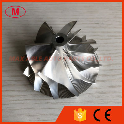GT3576  57.00/70.98mm 6+6 blades high performance turbo milling/aluminum 2618/billet compressor wheel